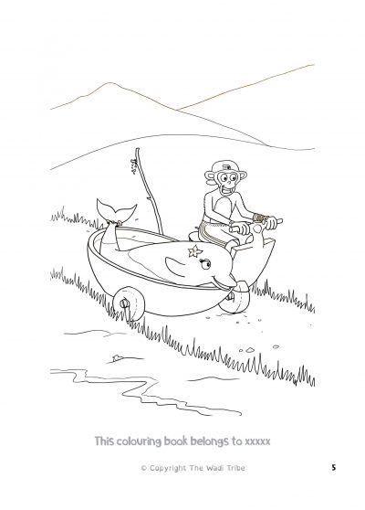 Personalised - Chee and Dae Character Colouring Books - Image 4