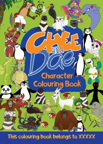 Personalised - Chee and Dae Character Colouring Books