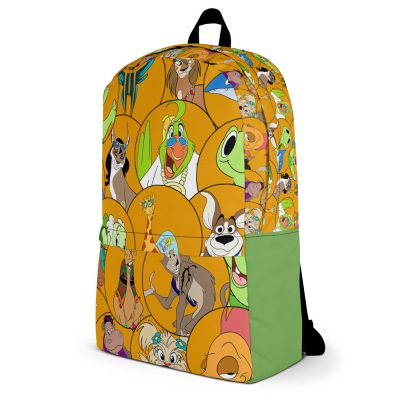 The Wadi Tribe Orange Circular Backpack - Image 3