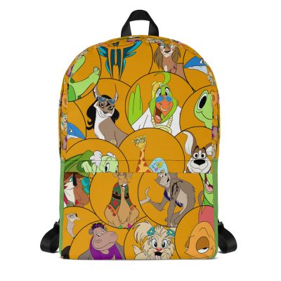 The Wadi Tribe Orange Circular Backpack