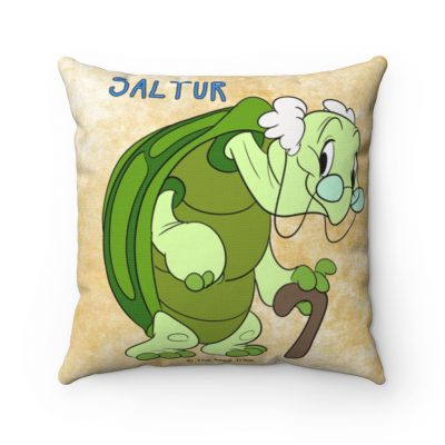 Vintage Saltur Spun Polyester Square Pillow - Image 3