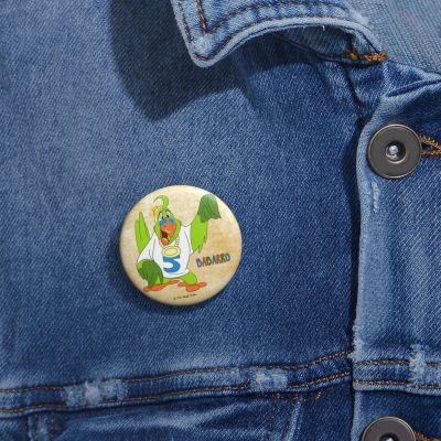 Vintage Babarro Pin Button - Image 4