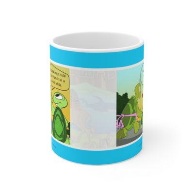A child may hold your hand for a short while, but they hold your heart forever - Ceramic Coffee Cups, 11oz-0001A