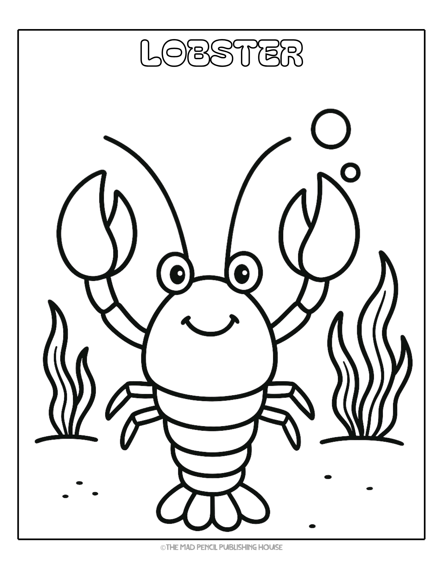 Kids coloring ocean creatures underwater scene