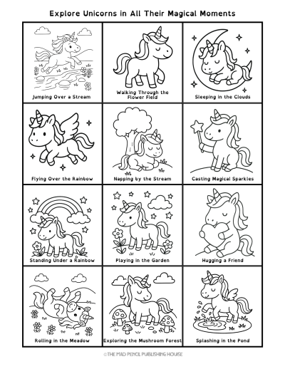 My First Big Unicorns Coloring Book - The Wadi Tribe