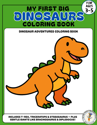 My First Big Dinosaurs Coloring Book