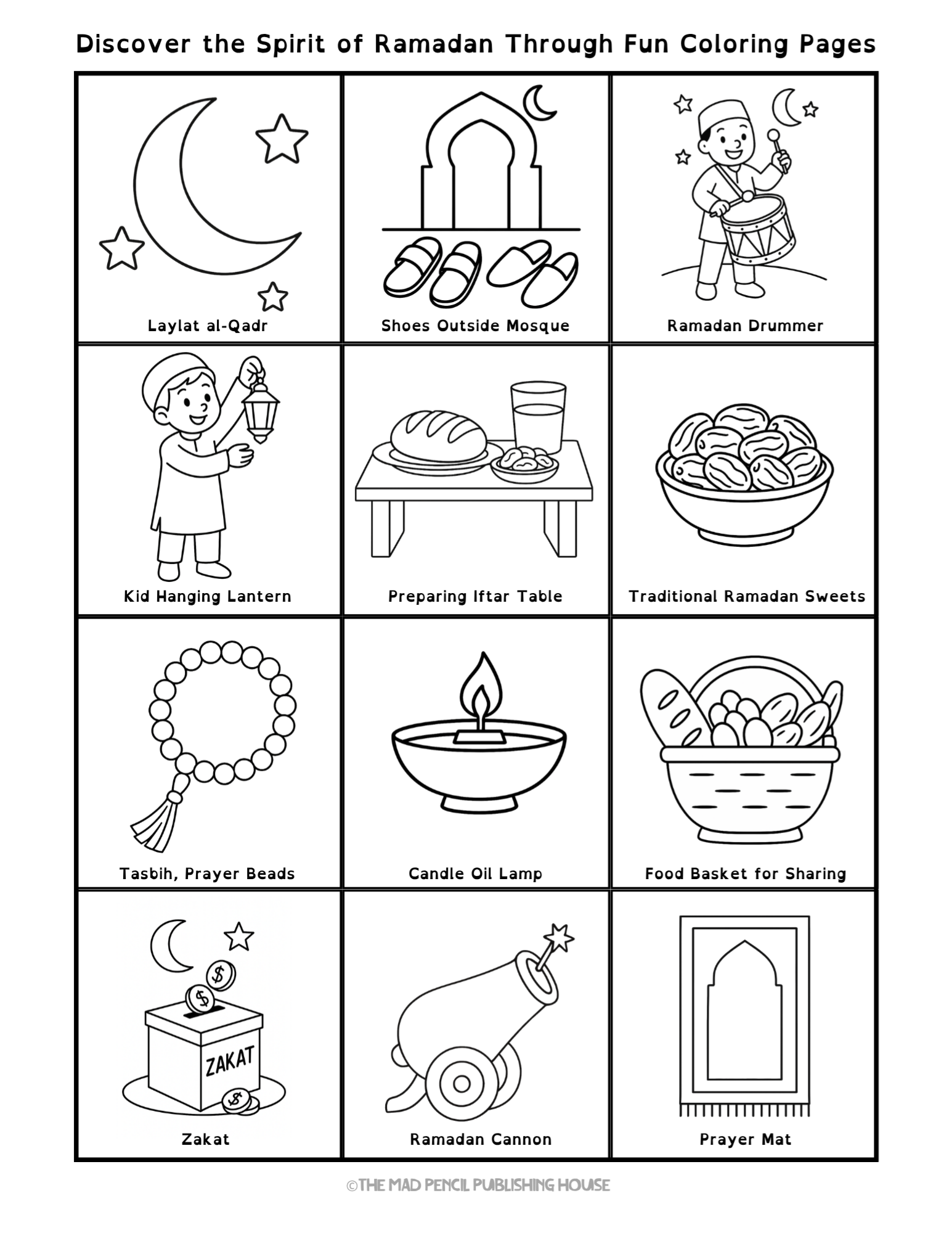 My First Islamic Ramadan Coloring Book - Image 3