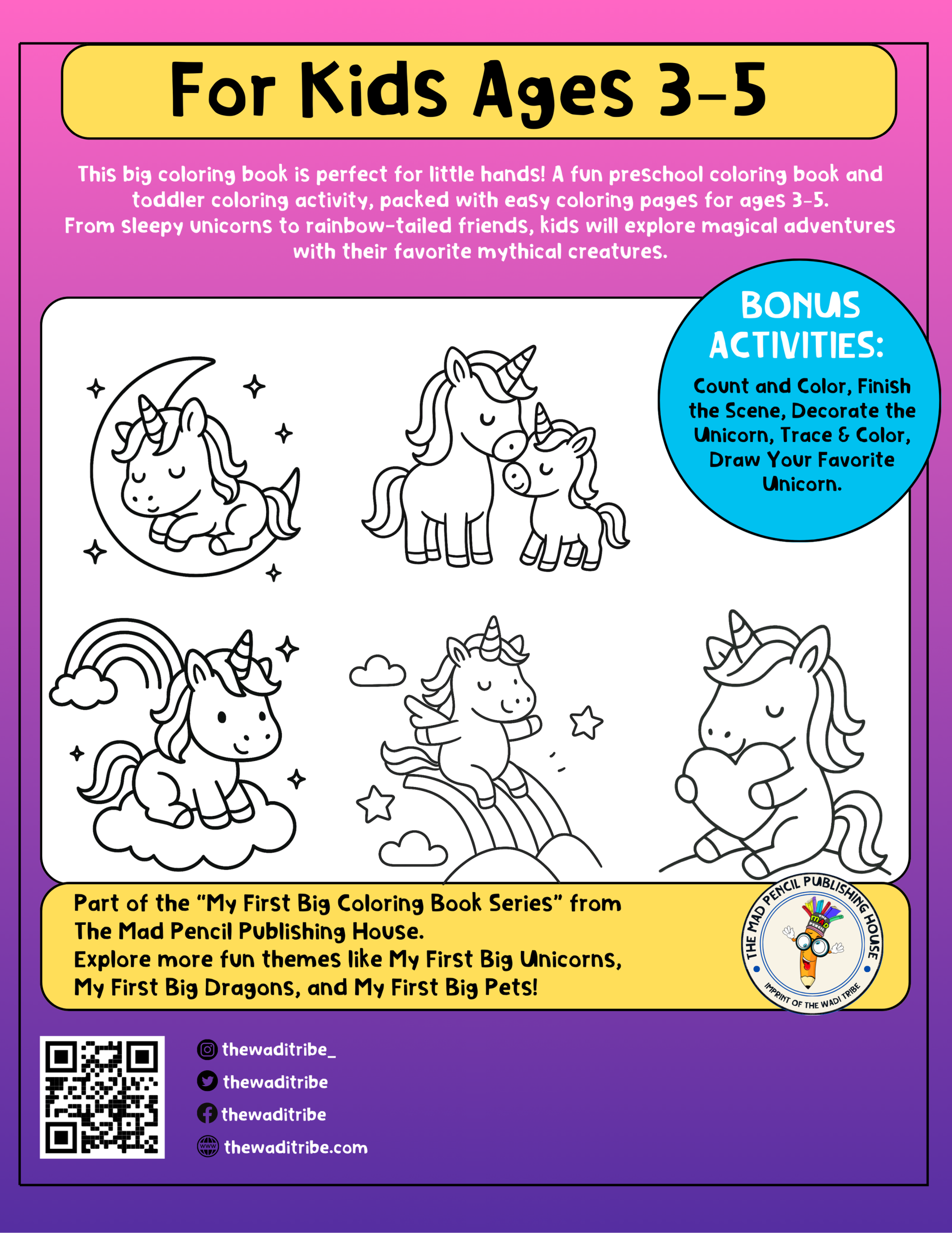 My First Big Unicorns Coloring Book - Image 7