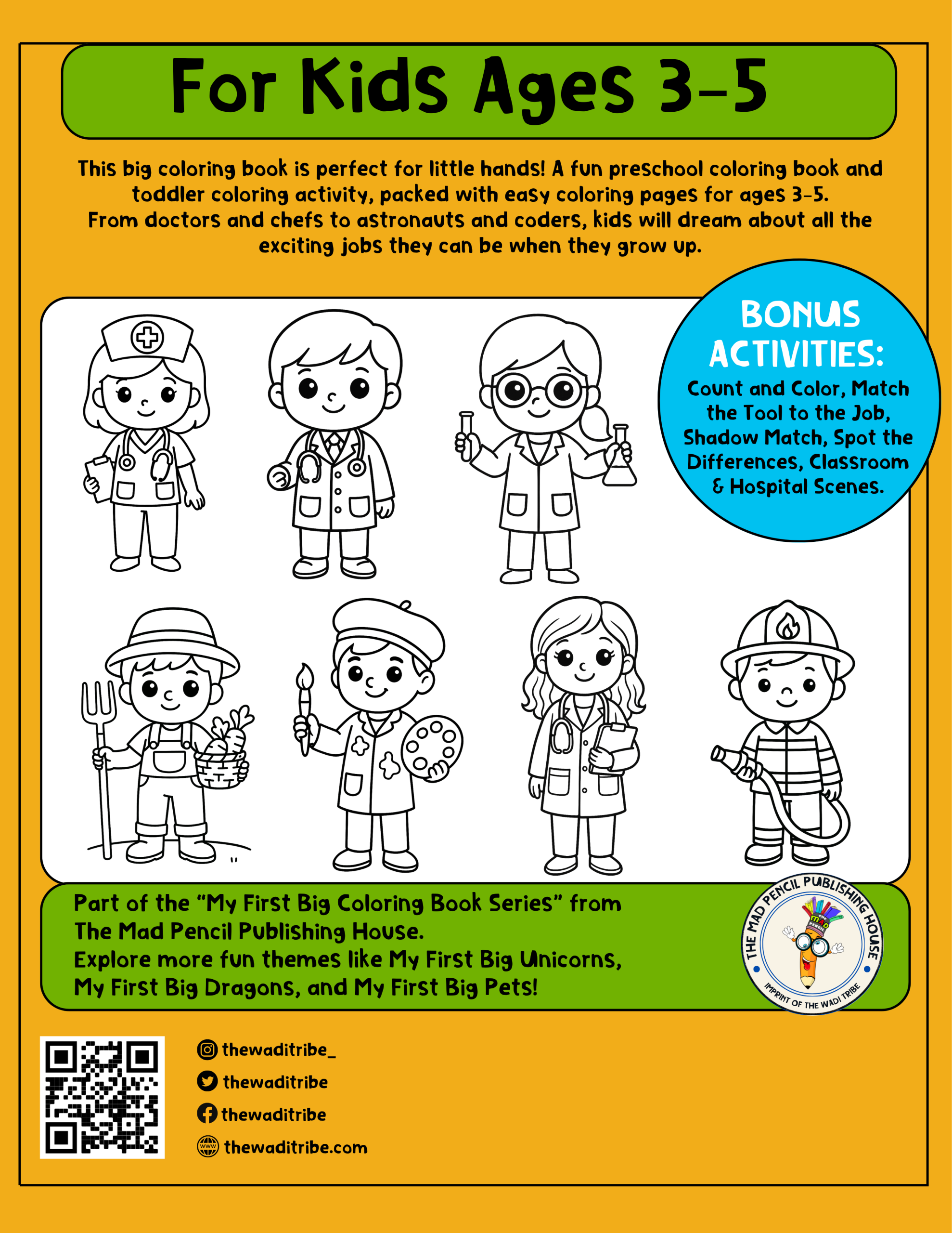 My First Big When I Grow Up Coloring Book - Image 7