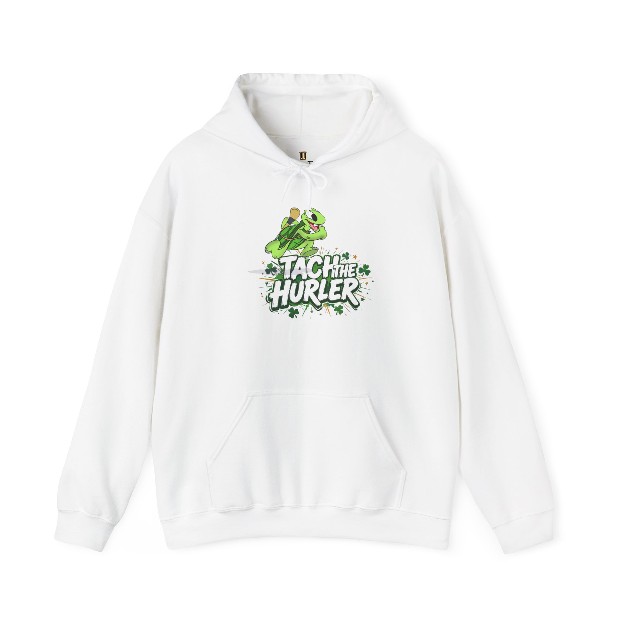 Tach the Hurler Adult Hoodie | GAA Gift | The Wadi Tribe | I ❤️ Hurling