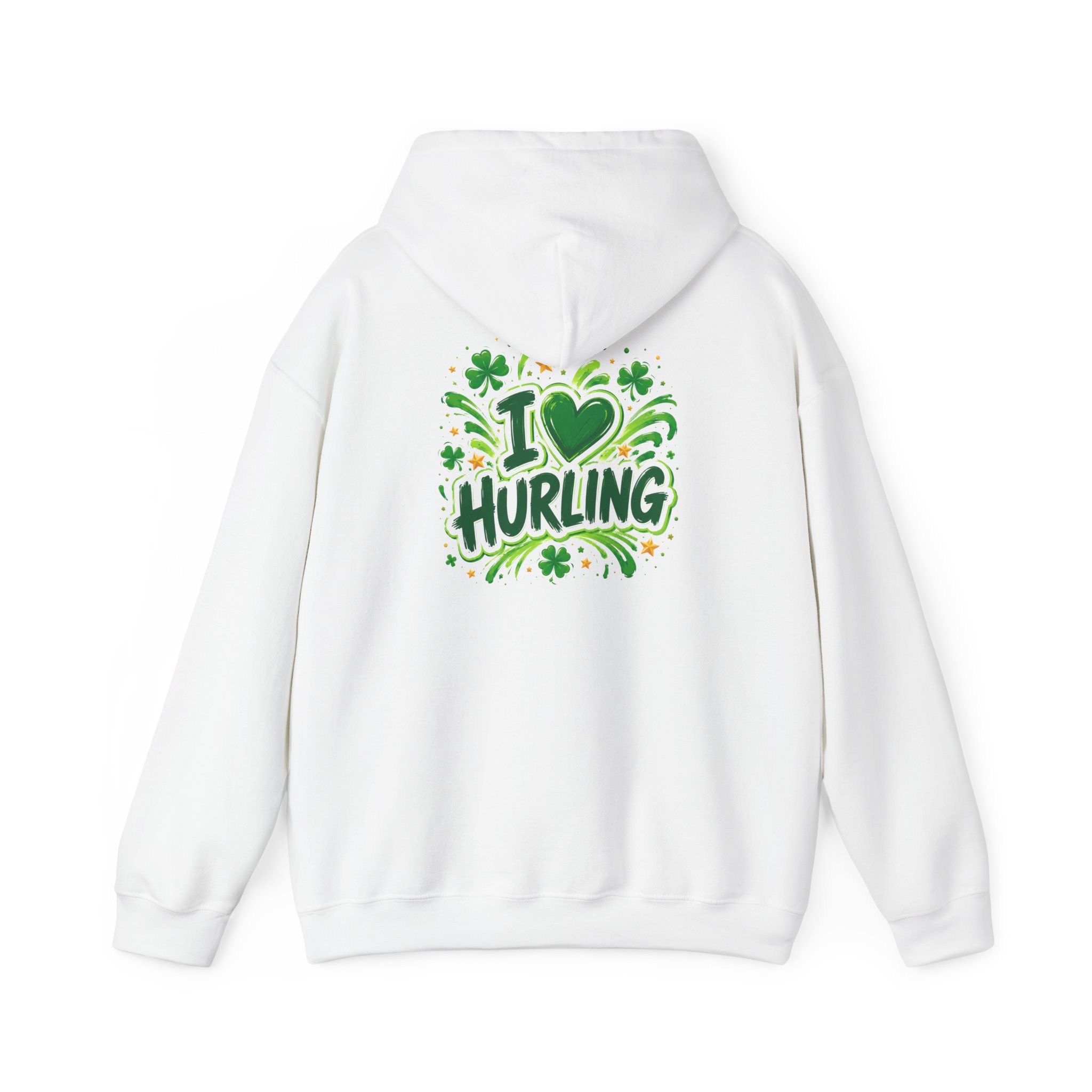 Tach the Hurler Adult Hoodie | GAA Gift | The Wadi Tribe | I ❤️ Hurling - Image 2