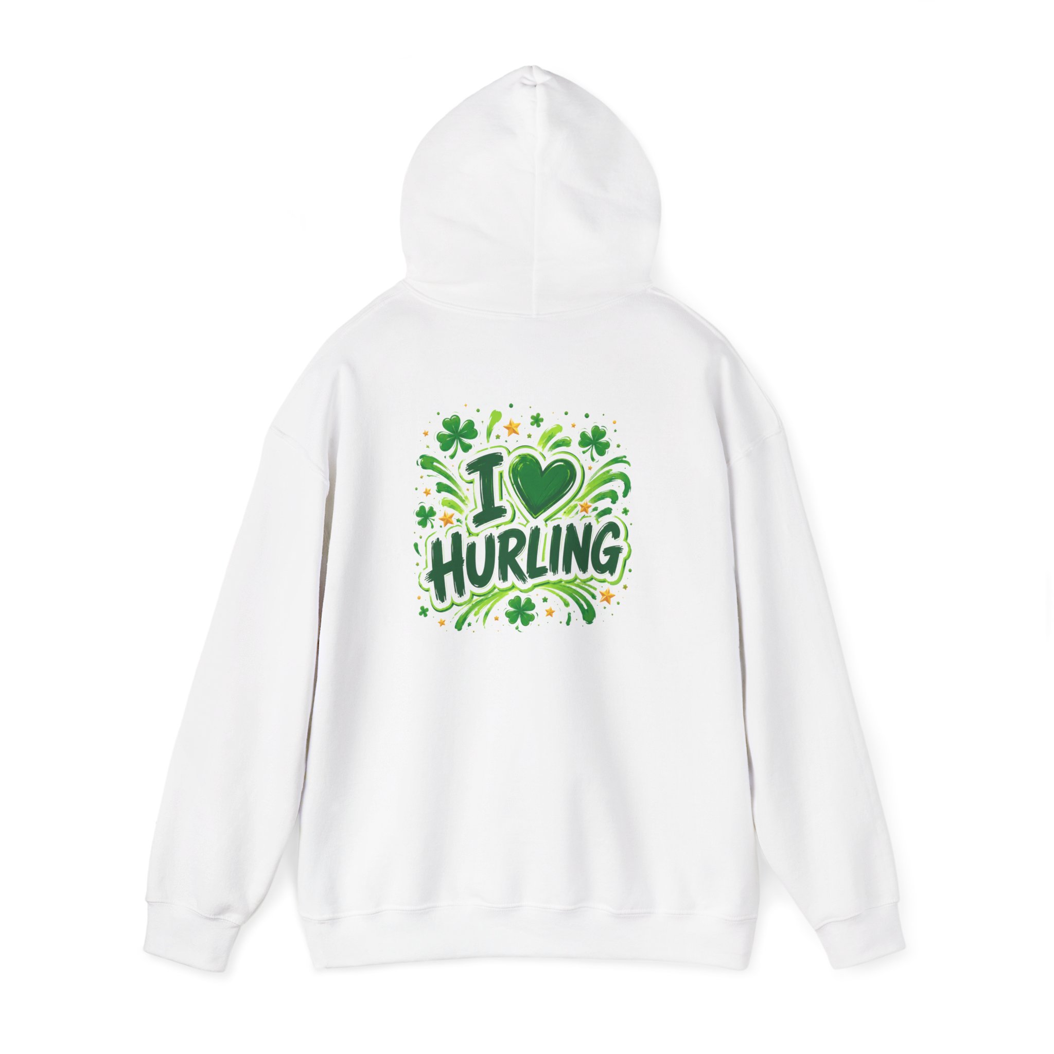 Tach the Hurler Adult Hoodie | GAA Gift | The Wadi Tribe | I ❤️ Hurling - Image 3