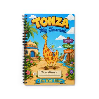 Tonza the Giraffe Notebook | The Wadi Tribe