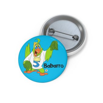 Babarro the Parrot Pin Button | The Wadi Tribe