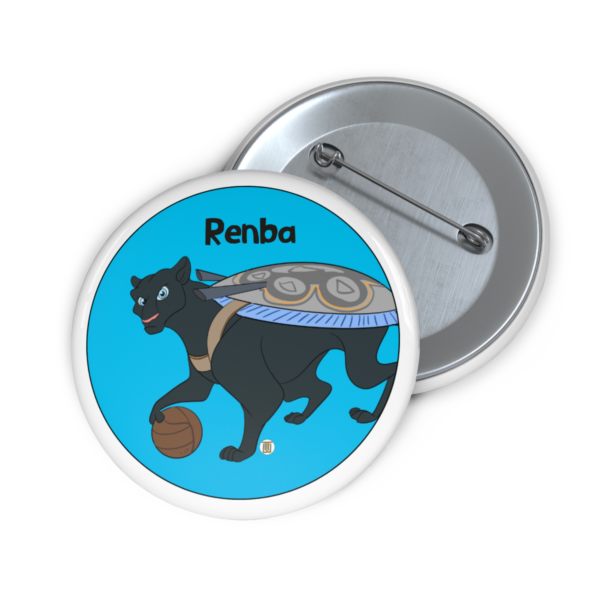 Renba the Puma Pin Button | The Wadi Tribe - Image 3