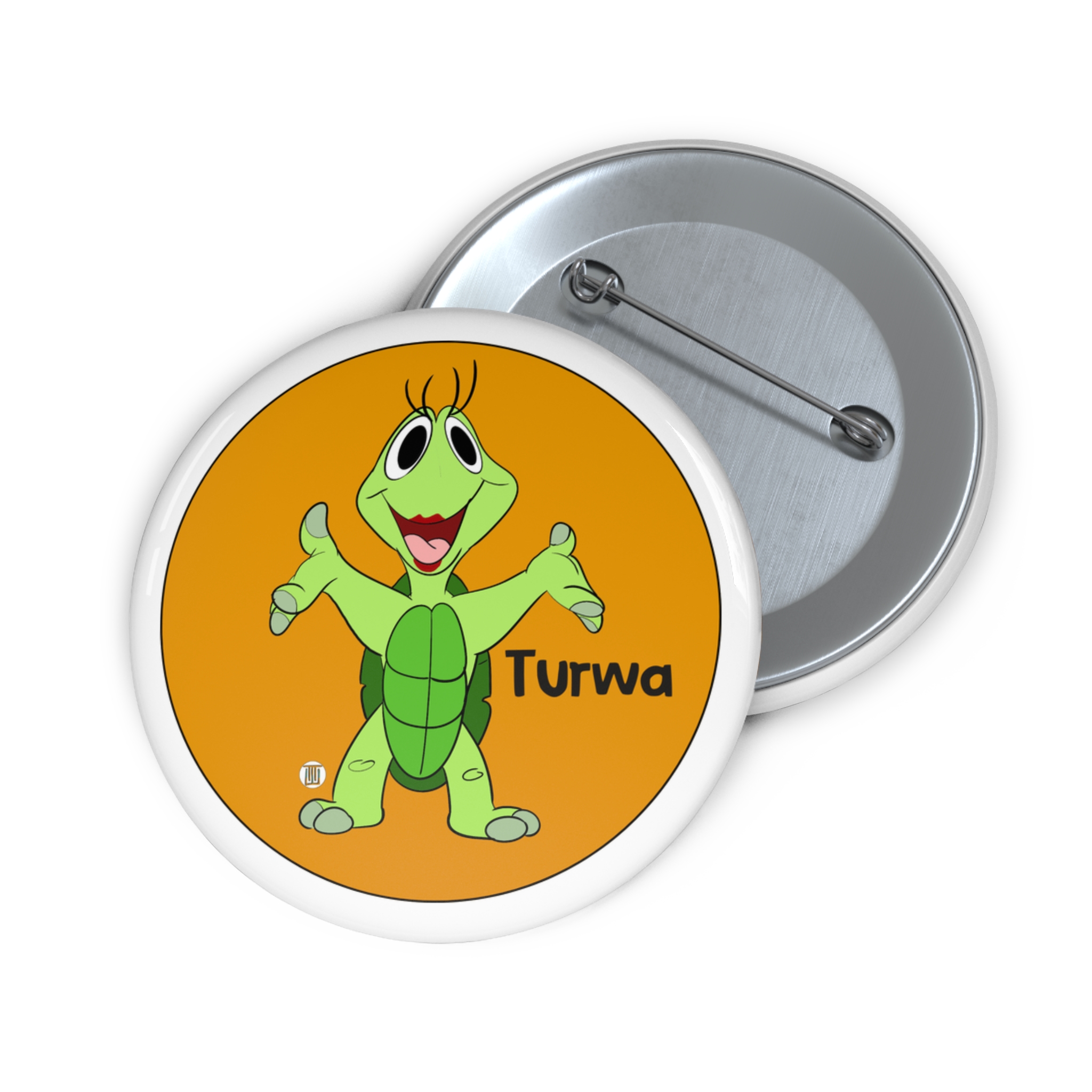 Turwa the Turtle Pin Button | The Wadi Tribe - Image 3