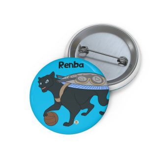Renba the Puma Pin Button | The Wadi Tribe