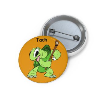 Tach the Hurler Pin Button | The Wadi Tribe