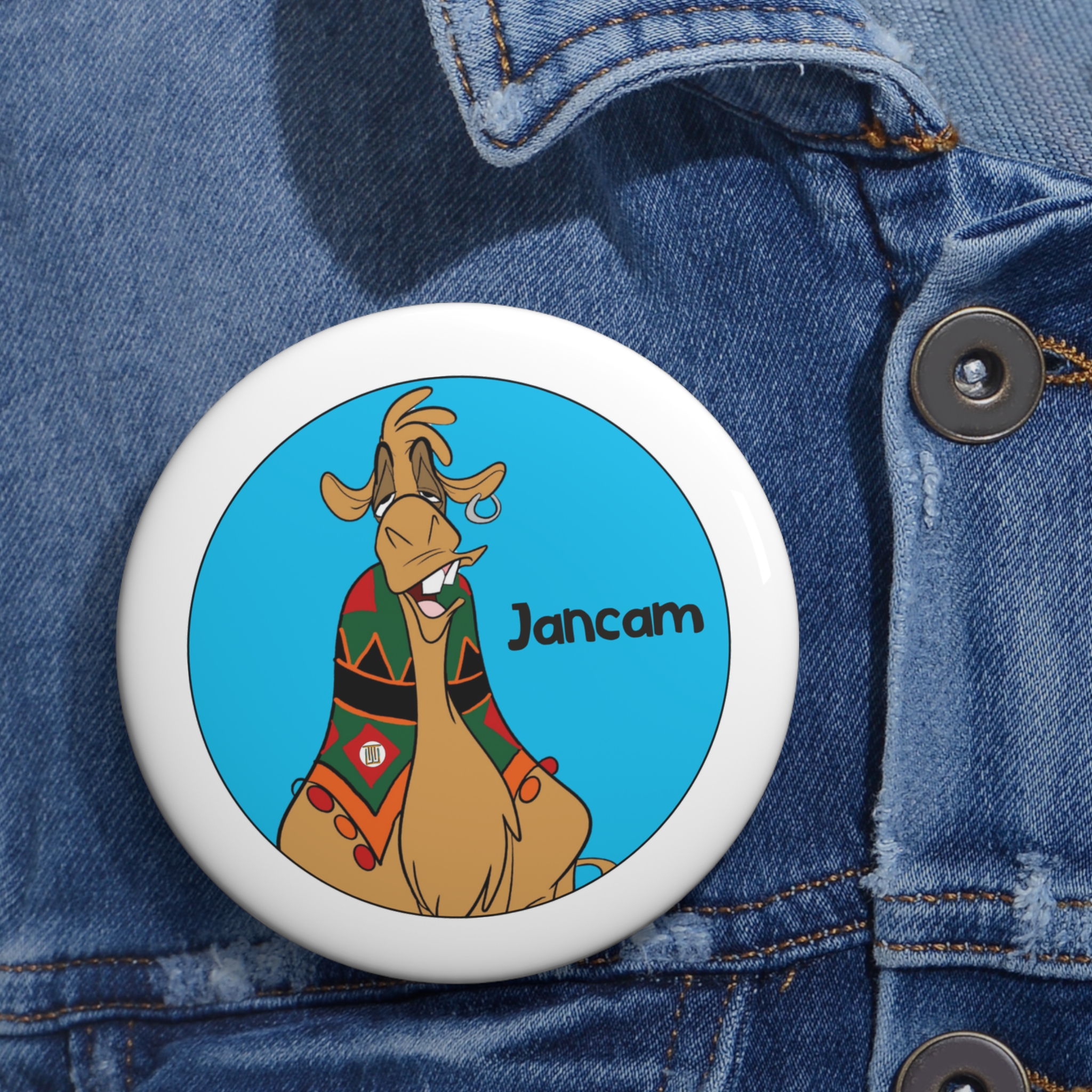 Jancam the Camel Pin Button | The Wadi Tribe - Image 6