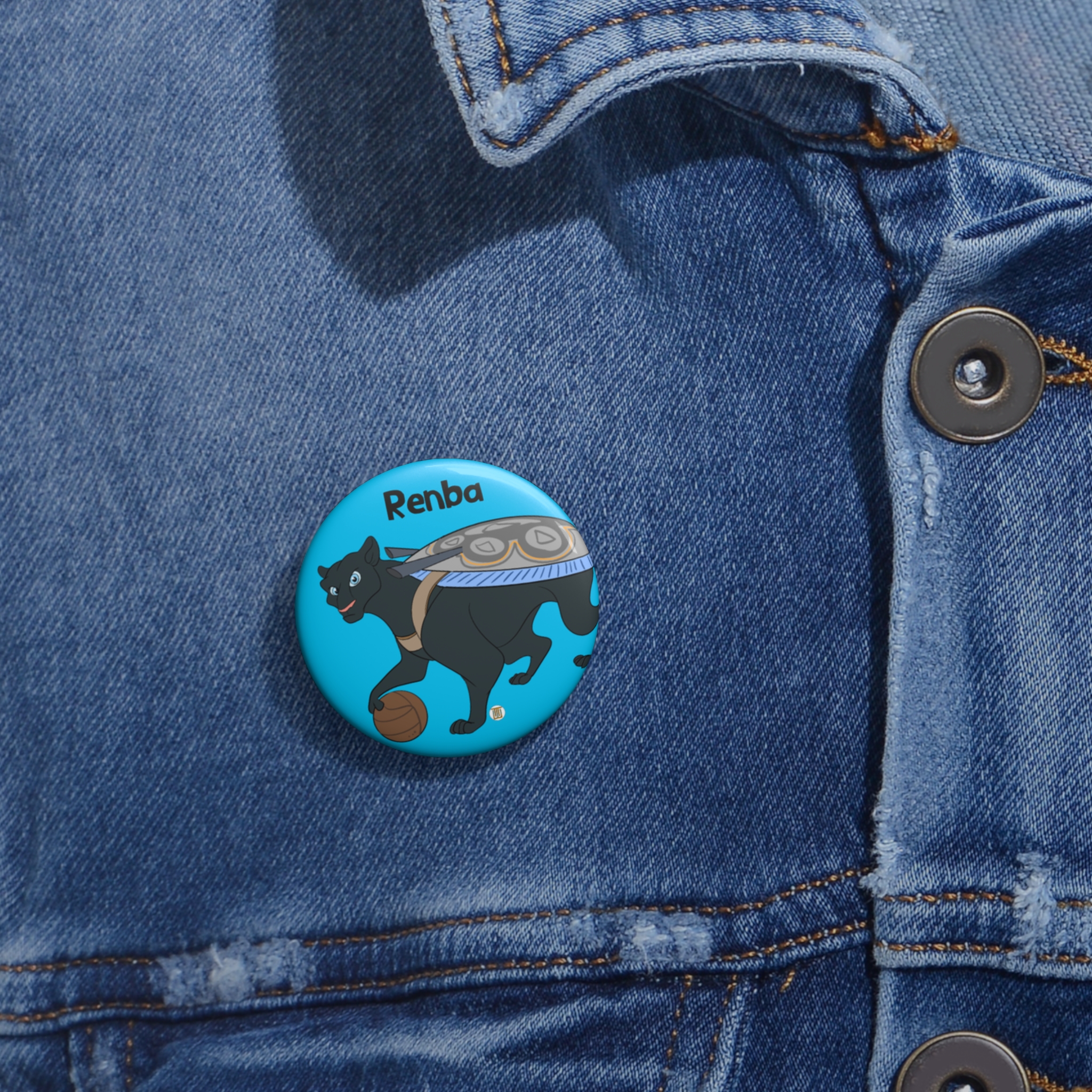 Renba the Puma Pin Button | The Wadi Tribe - Image 2
