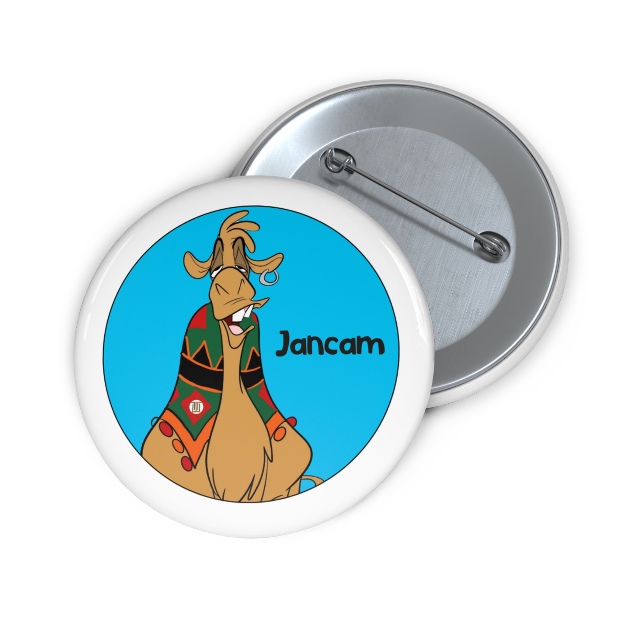 Jancam the Camel Pin Button | The Wadi Tribe - Image 3
