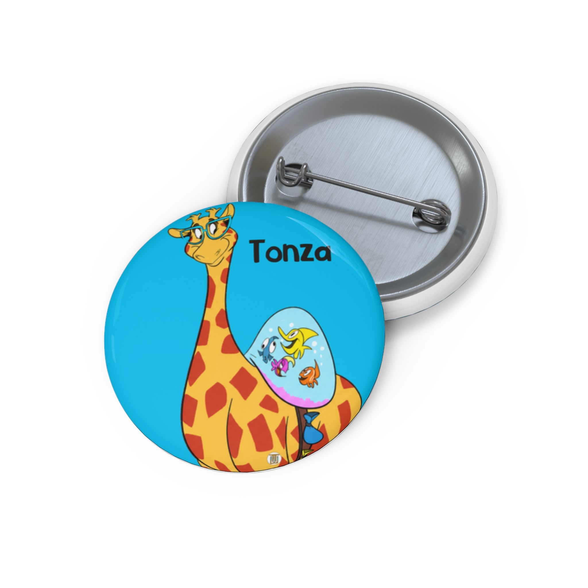Tonza the Giraffe Pin Button | The Wadi Tribe
