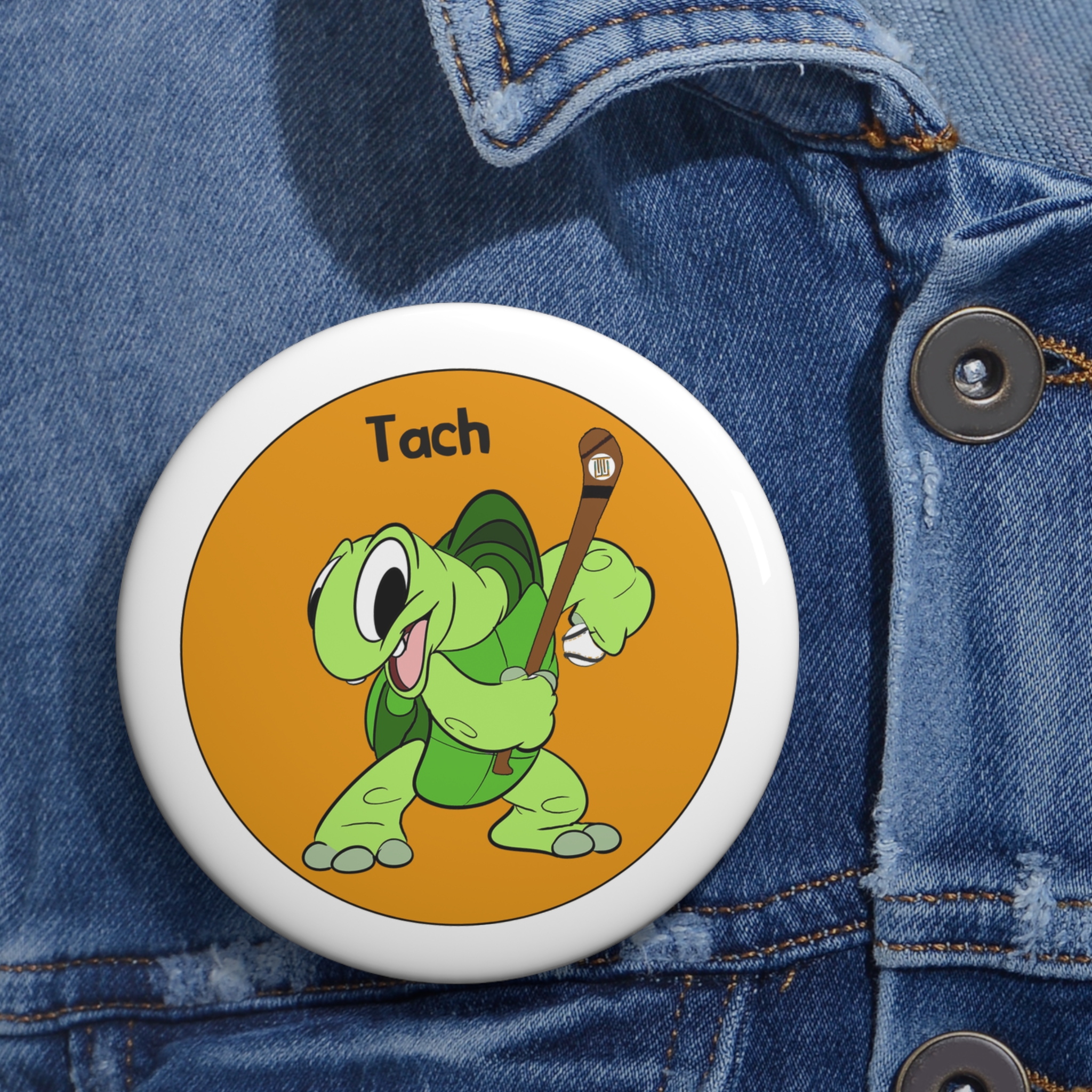 Tach the Hurler Pin Button | The Wadi Tribe - Image 6