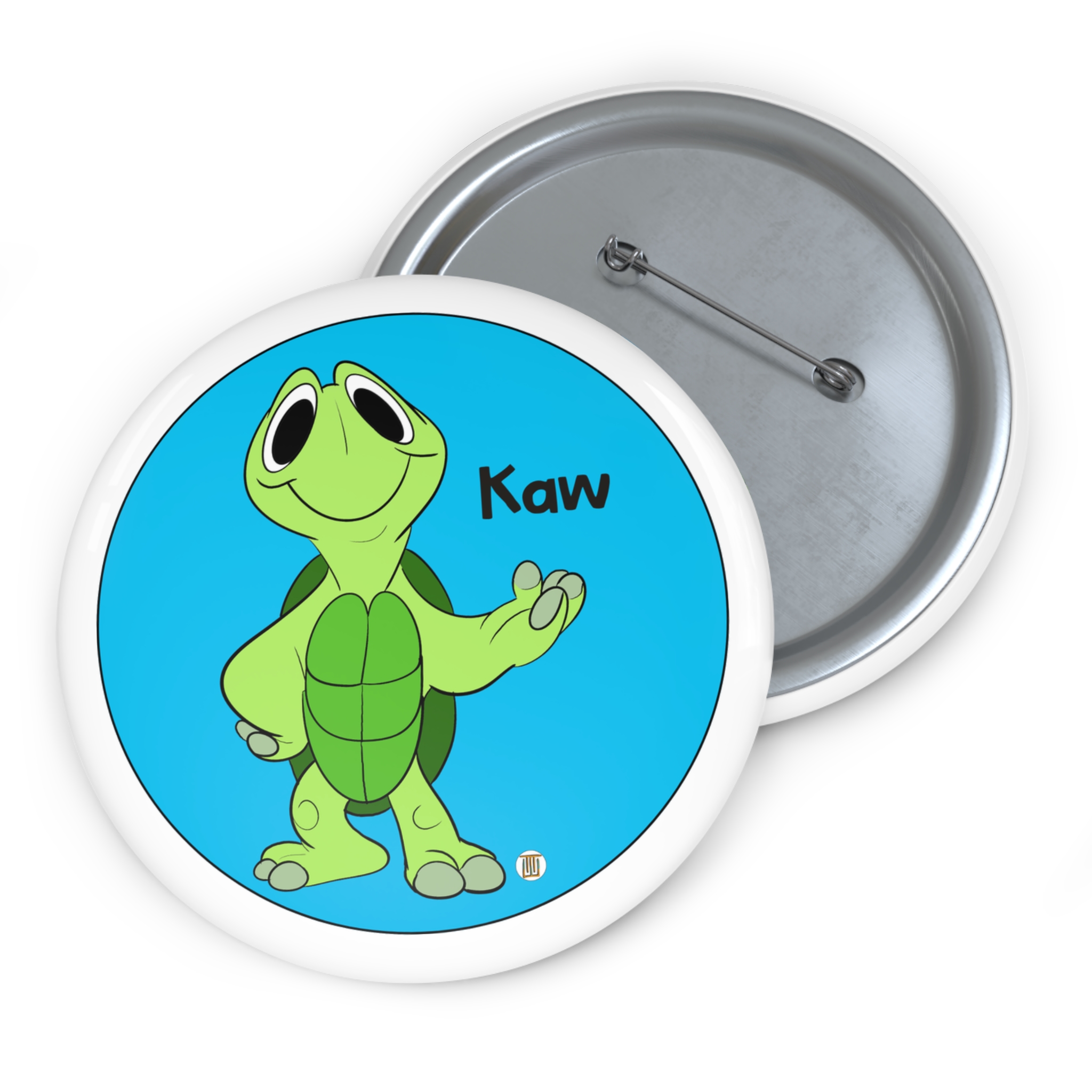 Kaw the Turtle Pin Button | The Wadi Tribe - Image 5